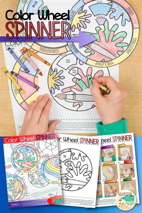 Learning the color wheel is a snap for students when they have their very own spinner. Even ...