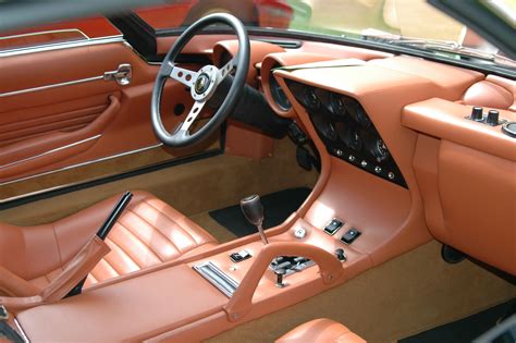 Lamborghini Miura Tan and Black Interior