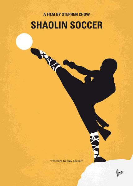 "No480 My Shaolin Soccer minimal movie poster" Graphic/Illustration art prints and posters by ...