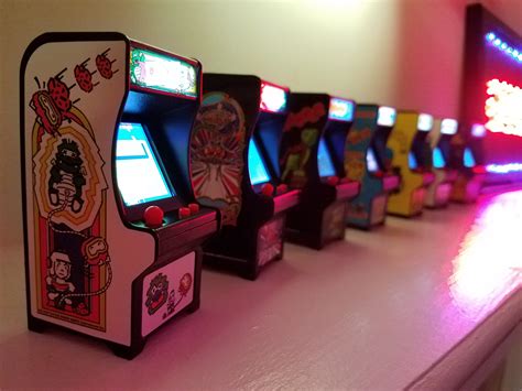 My Tiny Arcade collection! They are fully playable mini arcade cabinets. Hope they keep making ...