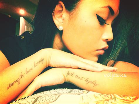 Integrity Quote Tattoo