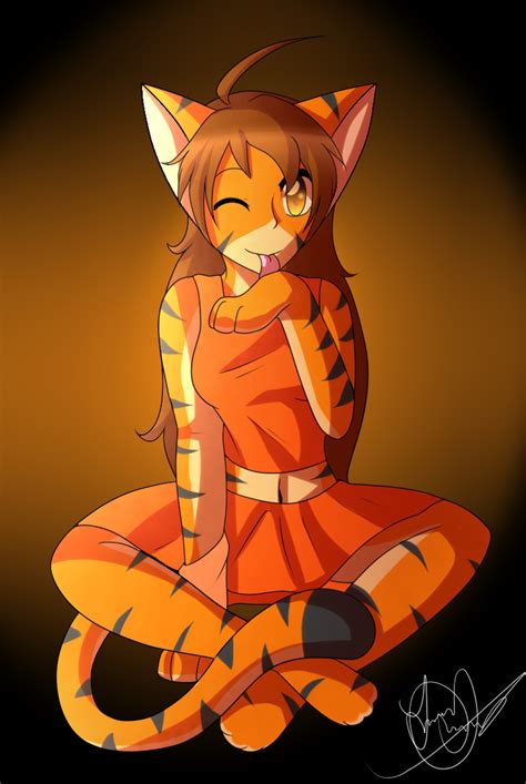 Anime Tiger-girl remake by Freeze-pop88 on DeviantArt