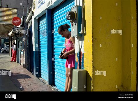 YOUNG MEXICAN TEENAGER WORKING AS A PROSTITUTE IN DOWNTOWN TIJUANA Stock Photo: 3194843 - Alamy