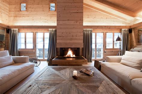 Cozy Chalets With The Most Amazing Fireplace Gathering Spaces