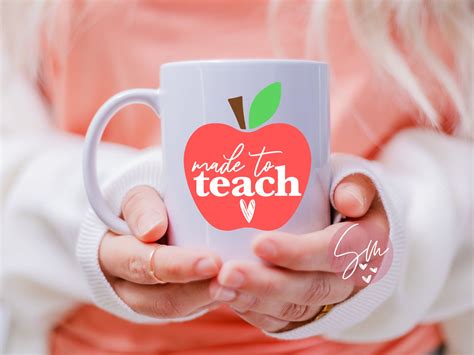 Made to Teach Svg, Apple Svg, Teacher Svg, Teach Svg, Teacher Quote Svg, Teacher Gift Svg ...