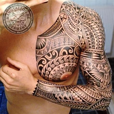 Polynesian Sleeve Tattoo