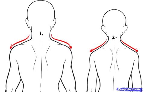 Shoulders | Back drawing, Drawing tutorial, Drawing reference poses