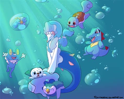 Drew all of the water starters in preparation for the upcoming Sun & Moon :D : r/pokemon