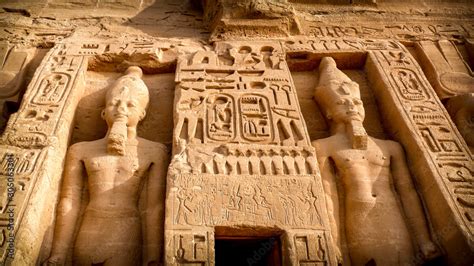 Nefertari temple, Abu-Simbel Stock Photo | Adobe Stock
