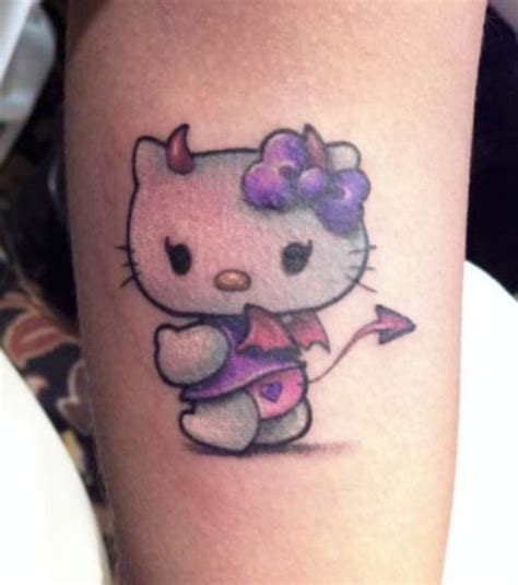 Free Tattoo Designs hello kitty | devil hello kitty 20 Crazy Hello ... Tattoo Hello Kitty, Hello ...