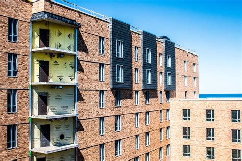 Northwestern’s newest residence hall, 560 Lincoln, awaiting move-in