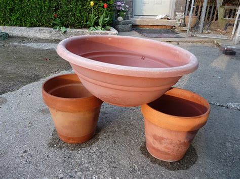 Clay Pots | I have an idea for making a clay pot planter usi… | Flickr