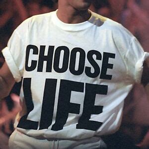 CHOOSE LIFE T Shirt Wham Replica George Michael 80s Retro Fancy Dress S-3XL Lot | eBay