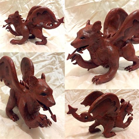 Welsh Dragon Sculpture by YukilapinBN on DeviantArt