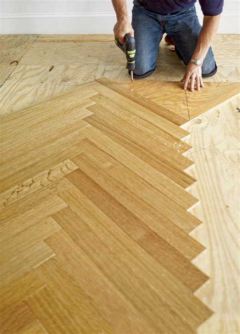 How to Install a Herringbone Floor | Herringbone floor, Herringbone ...