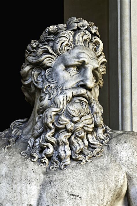 QUEST FOR BEAUTY — Detail : Head of Arno God of the River Tiber.... | Sculpture, Roman sculpture ...