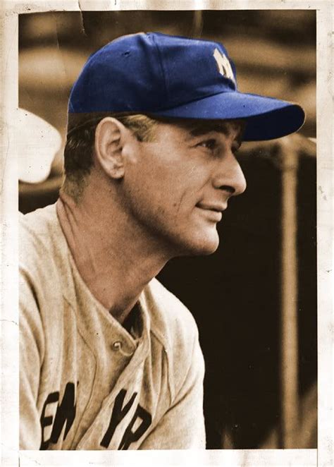 Legendary Baseball Player Lou Gehrig