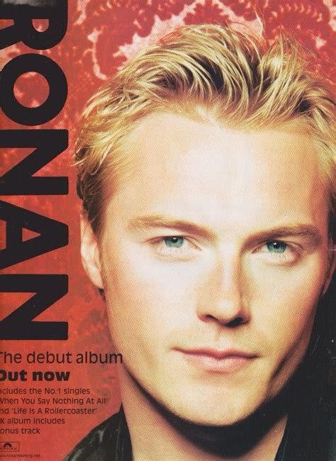 Ronan. Thanks to True Boyzone Fans Ronan Keating, The Great White, All Or Nothing, Beautiful ...