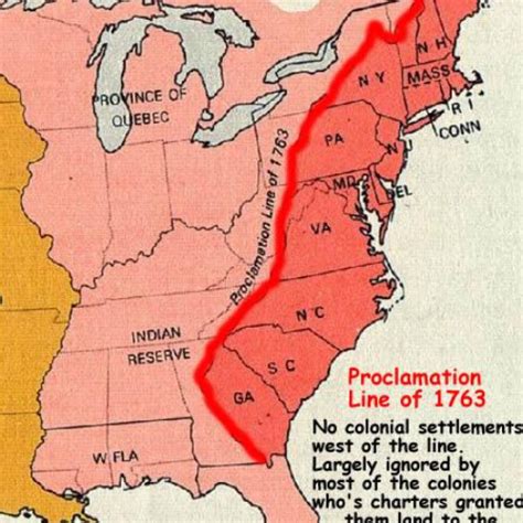 North American Land Claims 1763 Proclamation Line