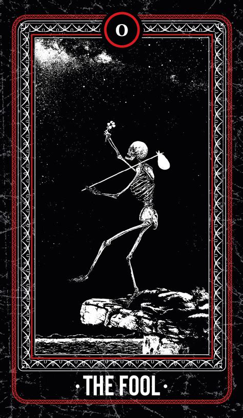 The Fool - The Bones Arcana Tarot in 2021 | Tarot cards art illustration, Tarot cards art, Tarot ...