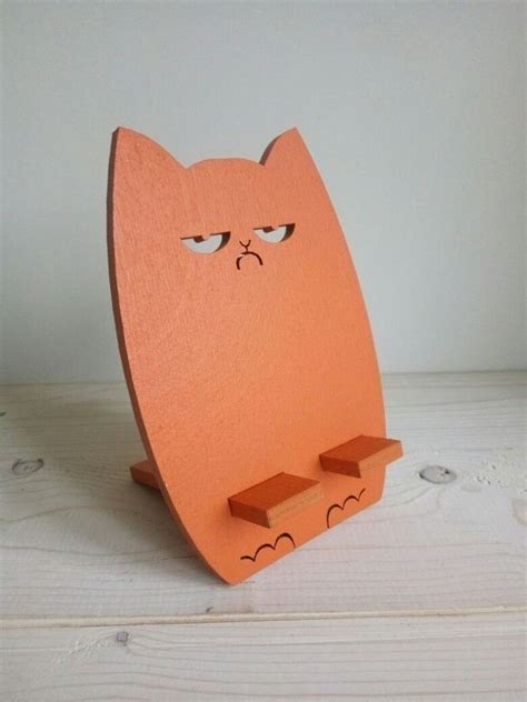 Laser Cut Phone Stand Kitten Cdr File Dezin Info - vrogue.co