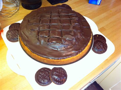 Giant 'Jaffa Cake' Cake! | Jaffa cake, No bake cake, Baking