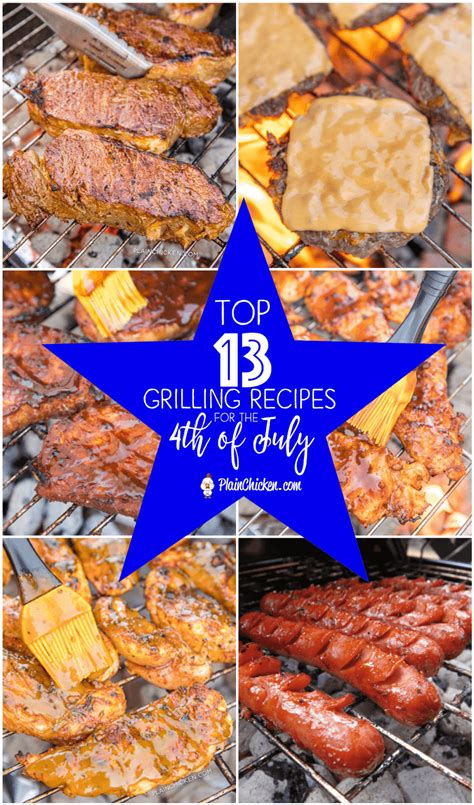 Top 13 Grilling Recipes for 4th of July - Plain Chicken