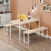 Rent to own 3 Piece Dining Table Set Breakfast Nook Dining Table with ...