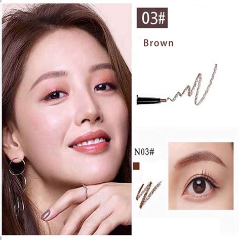 Eyebrow Pencil Automatic Rotation Beginner Eyebrow Brush Long Kids Eye Shadow Concealer for Eyes ...