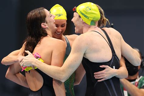 Swimming-Australia win gold, set world record in women's 4x100 ...