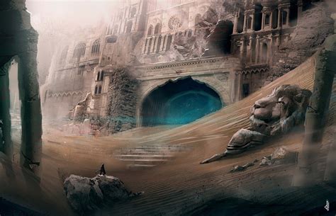 ArtStation - Desert temple