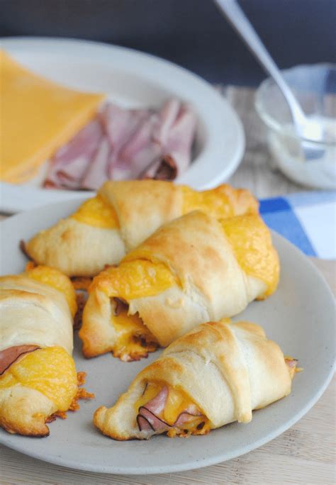 Ham & Cheese Croissant With A Twist | Teaspoon Of Goodness | Recipe | Ham and cheese croissant ...