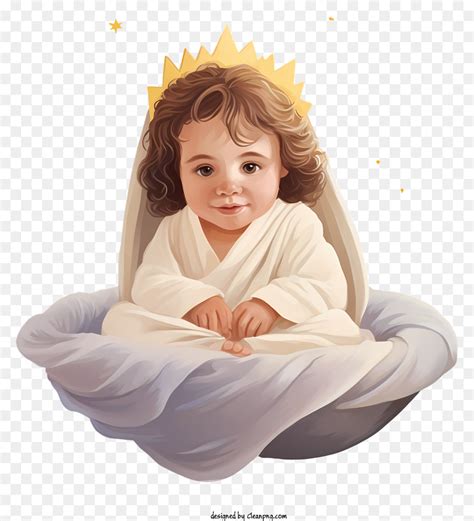 Pastel Jesus Baby, Nativity ที่เกิดเหตุ, พระเยซูในผู้จัดการ png - png Pastel Jesus Baby ...