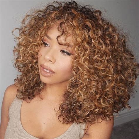 UNice Transparent Lace Ombre Honey Blonde Money Piece Highlight Lace Wigs Curly Human Hair Wigs ...