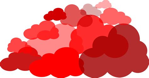 Cloud red clipart - Clipground