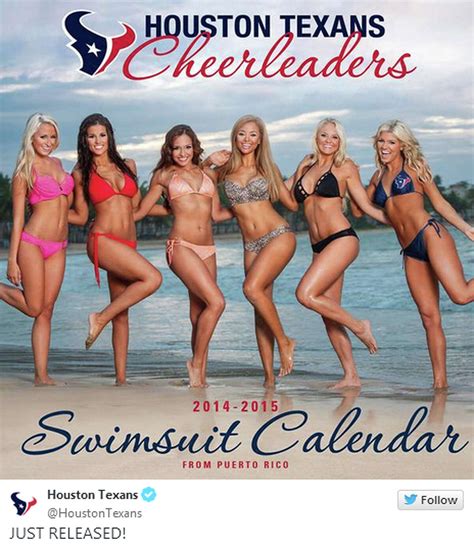 Texans Cheerleaders calendar released