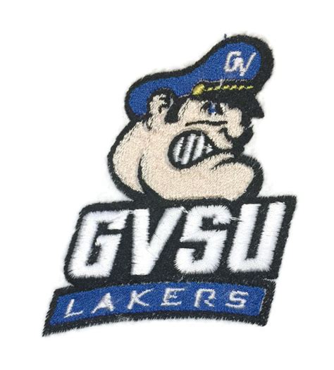 GVSU Logo Embroidered Iron On Patch - Beyond Vision Mall