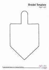 Dreidel Coloring Page Printable Free sketch template