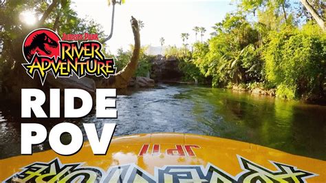 Jurassic Park River Adventure | Official Ride POV | Islands Of Adventure - YouTube