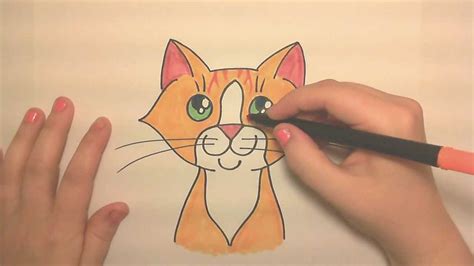 Orange Tabby Cat Drawing