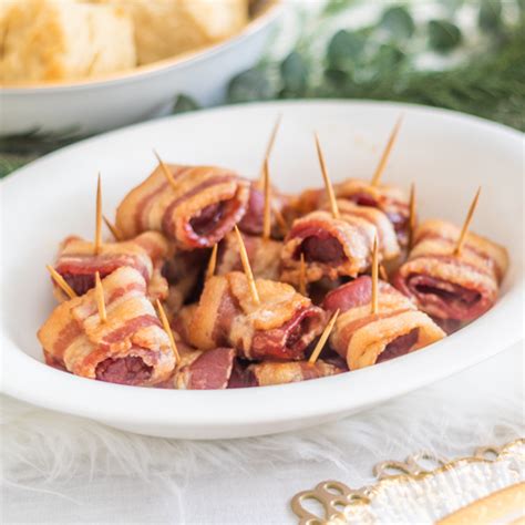 Bacon Wrapped Sausage Bites Recipe - Chef Jennifer Maune