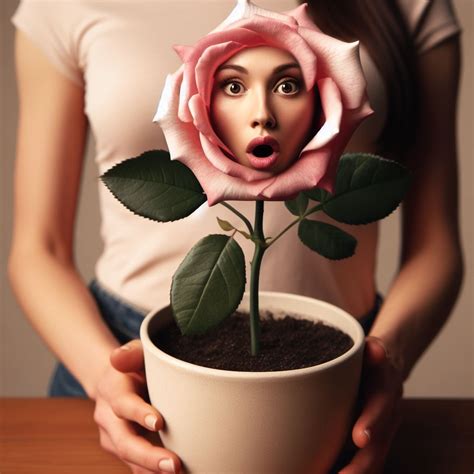 TF Plant Potted Rose Woman 103 by MondOhneErde on DeviantArt