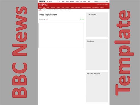 BBC News Template/Homework | Teaching Resources