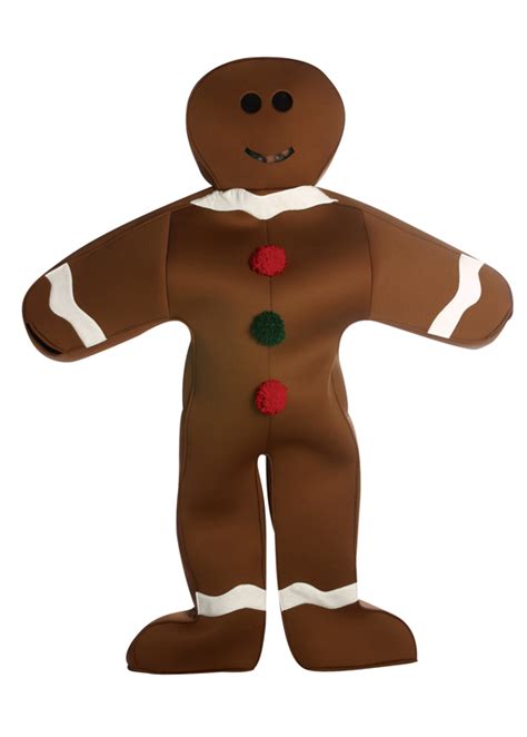 Adult Rental Mascot Costume | Gingerbread Man