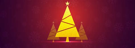Beautiful Christmas tree banner background vector 687178 Vector Art at Vecteezy