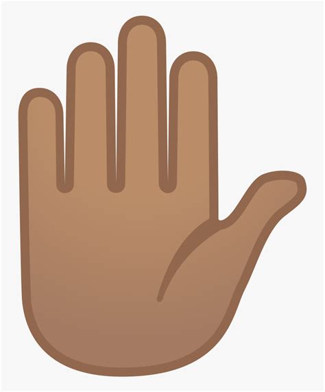 Stop Hand Emoji, HD Png Download , Transparent Png Image - PNGitem