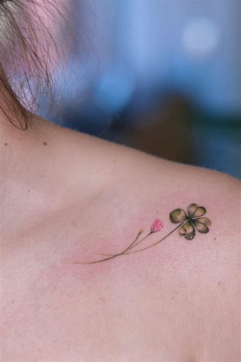 30+ Amazing Four Leaf Clover Tattoo Ideas