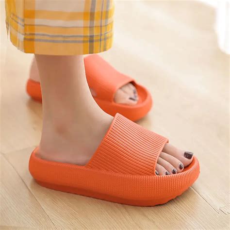 Thick Slippers, Women Indoor Slipper, Bathroom Slipper, Soft Anti-slip ...