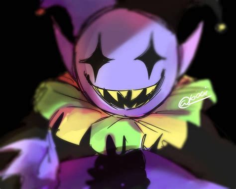 jevil by kiacii-official | Deltarune art, Jevil fanart, Undertale art