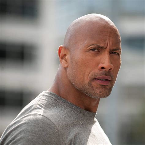 Dwayne Johnson Side View